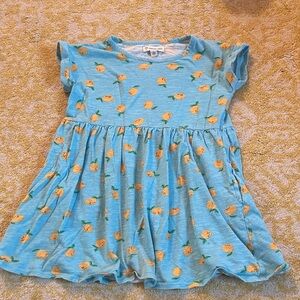 Tucker + Tate Blue Dress with Lemon Print